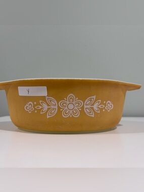 Butterfly Gold Pyrex 043